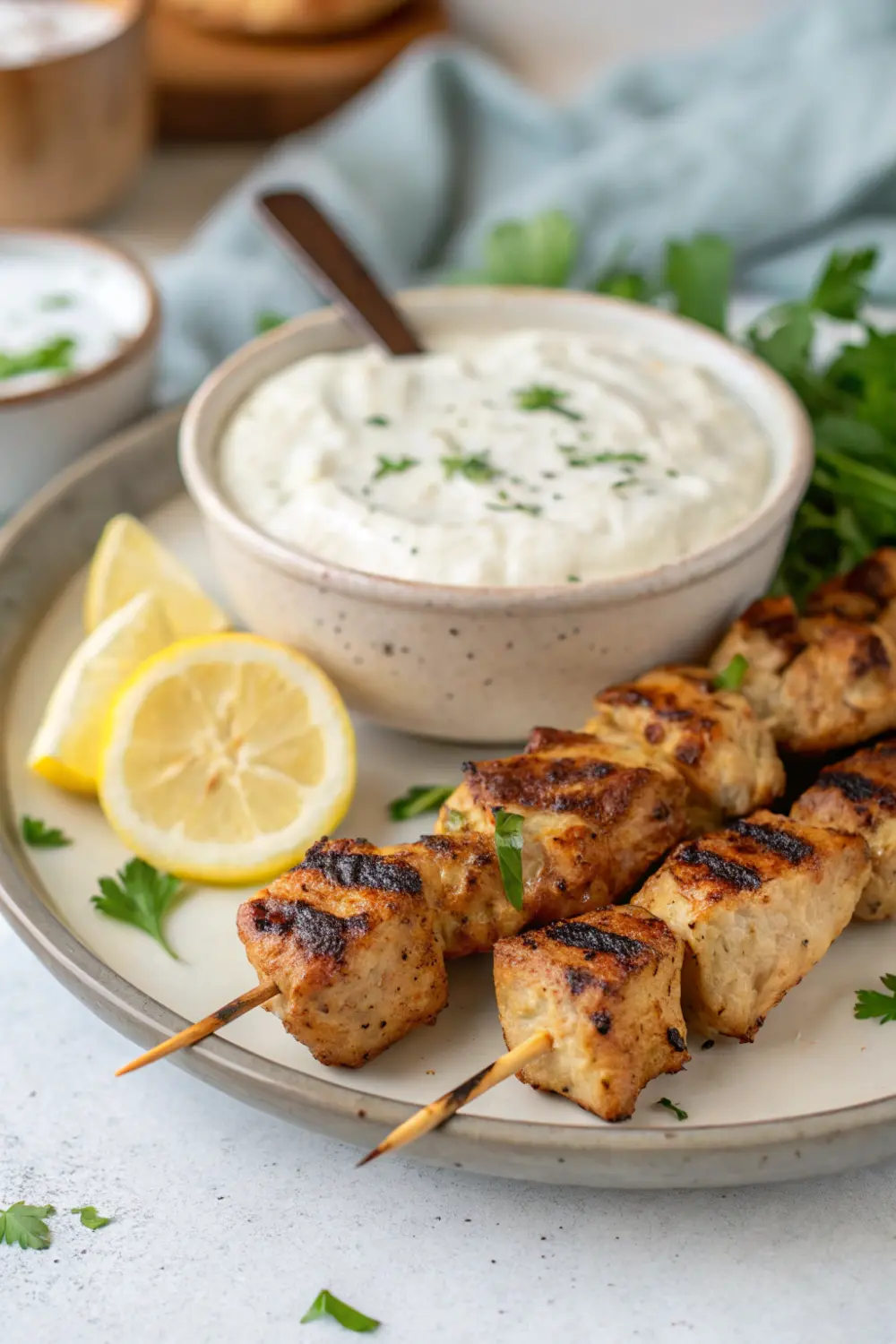Shish Tawook Skewers