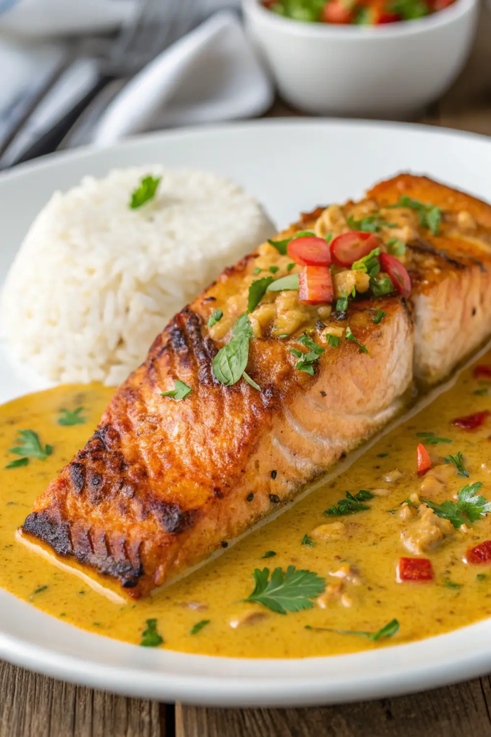 Keto Salmon Curry | Coconut Curry Salmon Recipe