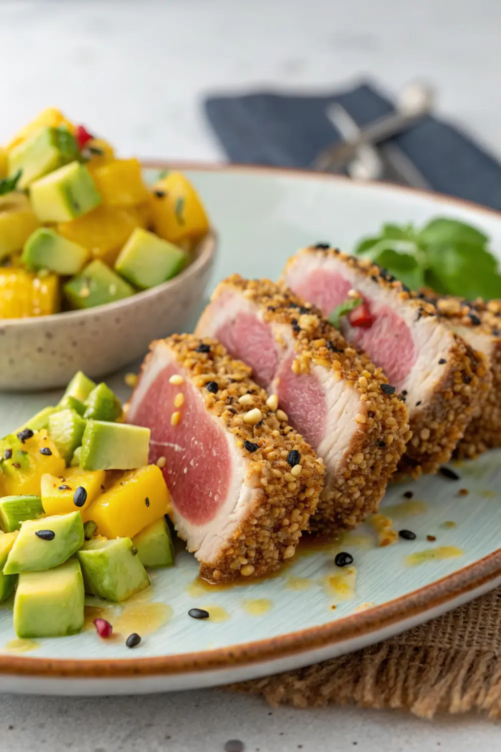Sesame Crusted Tuna Steaks