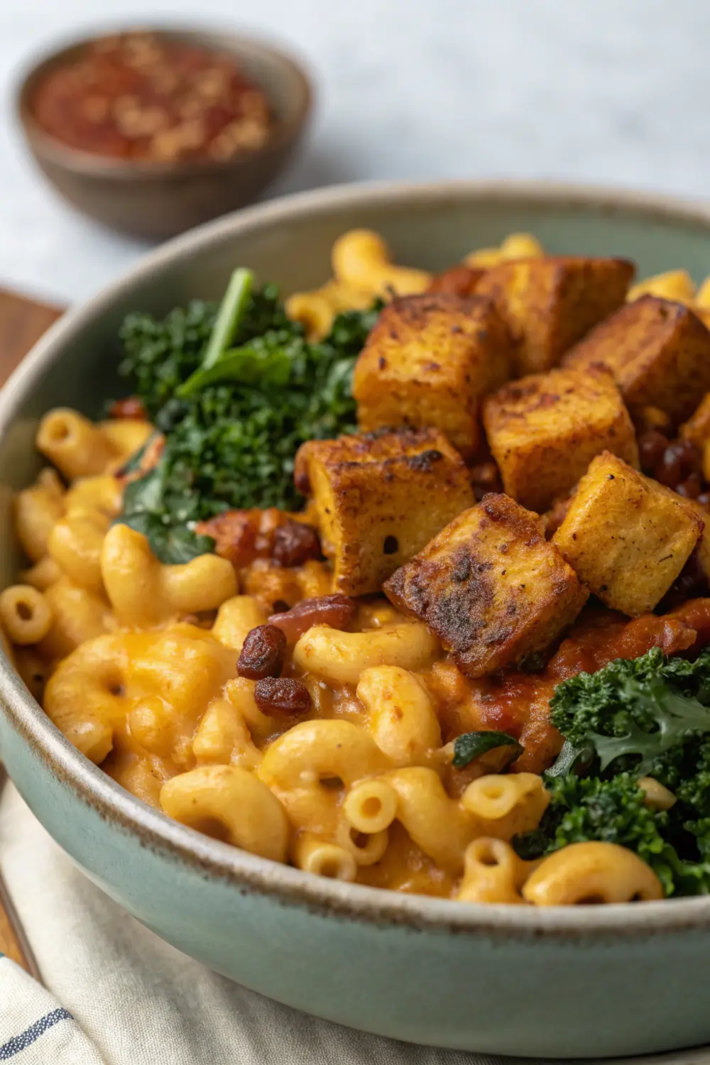 Vegan Mac and Cheez with BBQ Tofu | Meal Prep For The Week