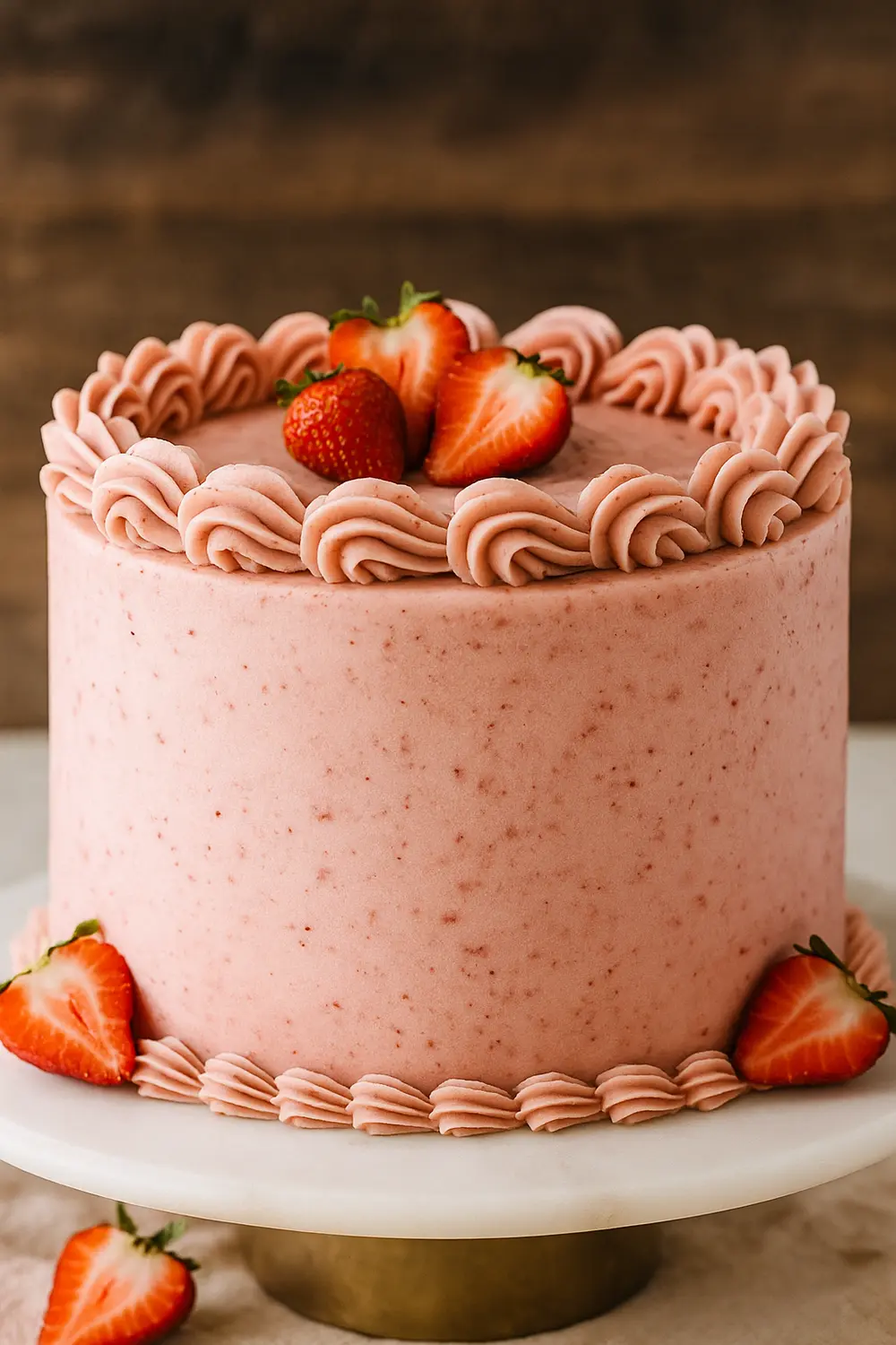 Best Ever Strawberry Cake | Homemade Strawberry Cake | Strawberry Cake Dessert | Strawberry Cake Recipe Easy