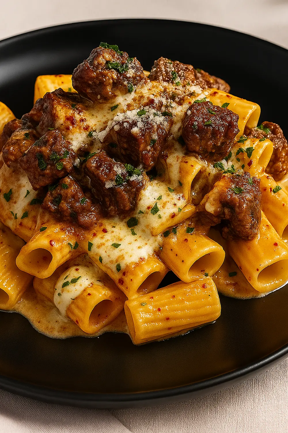 Best Cajun Steak Alfredo Pasta