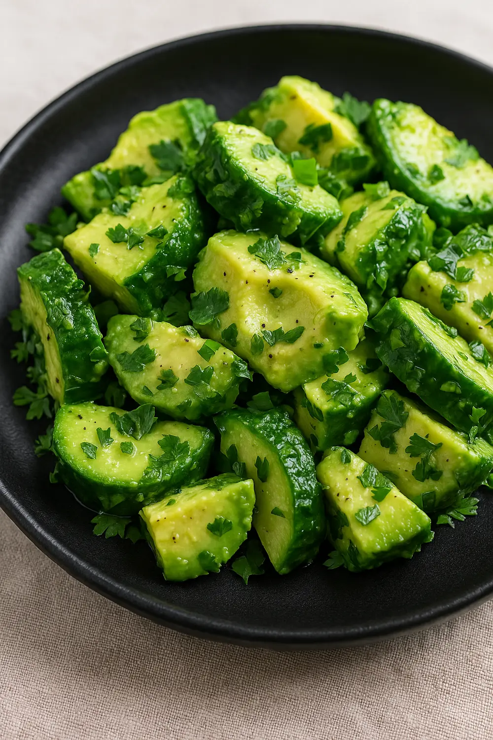 Easy Cucumber Avocado Salad | Ready in 10 Minutes