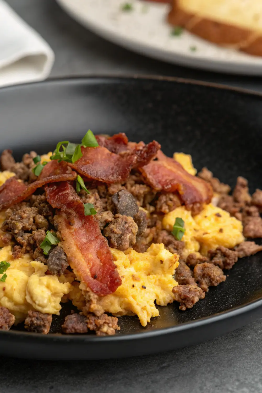 Ground Beef and Bacon Scramble | Carnivore Diet Recipes