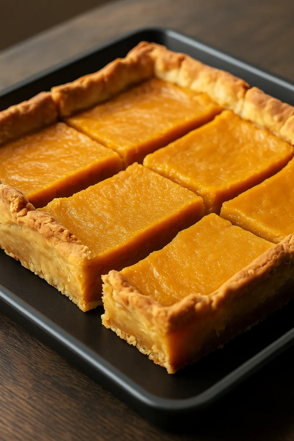 Healthy Sweet Potato Bars with Buttery Crust