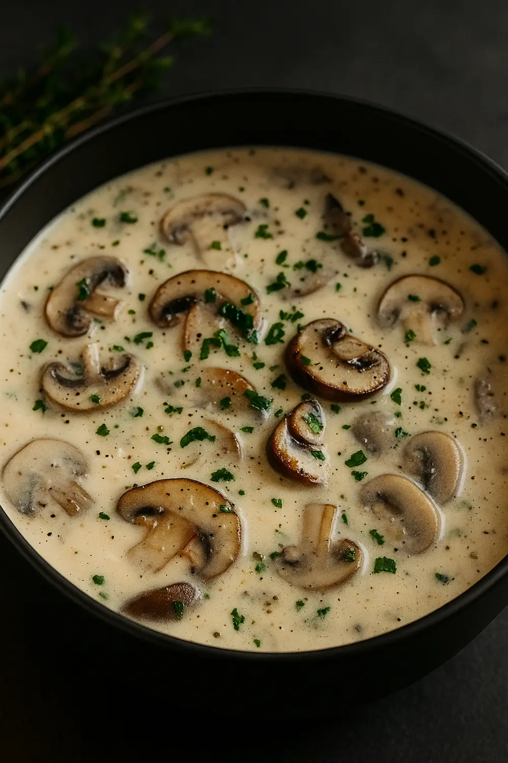 Japanese Mushroom Soup | Homemade Cream of Mushroom Soup | Homemade Mushroom Soup