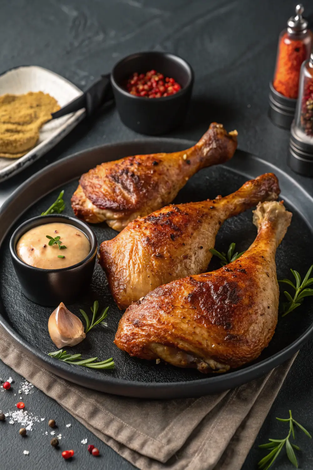 Roasted Chicken Leg Quarters | Healthy Caveman Diet Recipes | Healthy Carnivore Diet Recipes