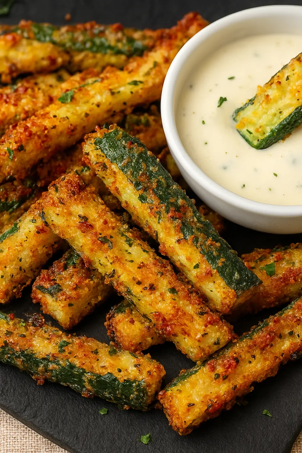 Crispy Air Fryer Zucchini Fries