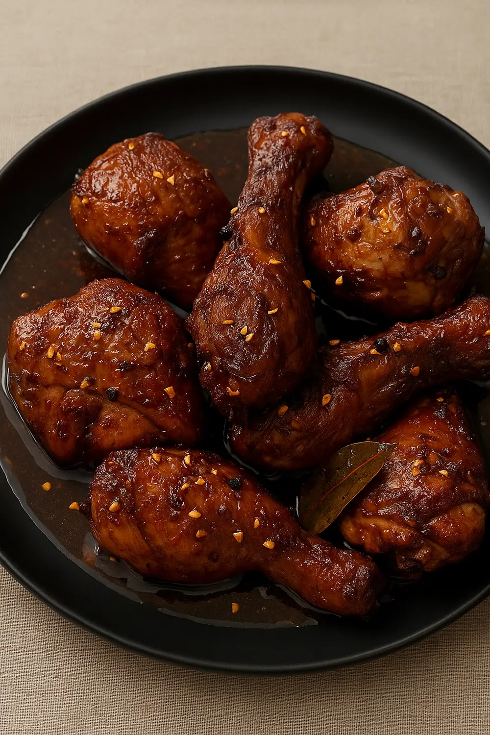 Authentic chicken adobo recipe featuring tender chicken braised in soy sauce, vinegar, and garlic for deep, authentic Filipino flavor.