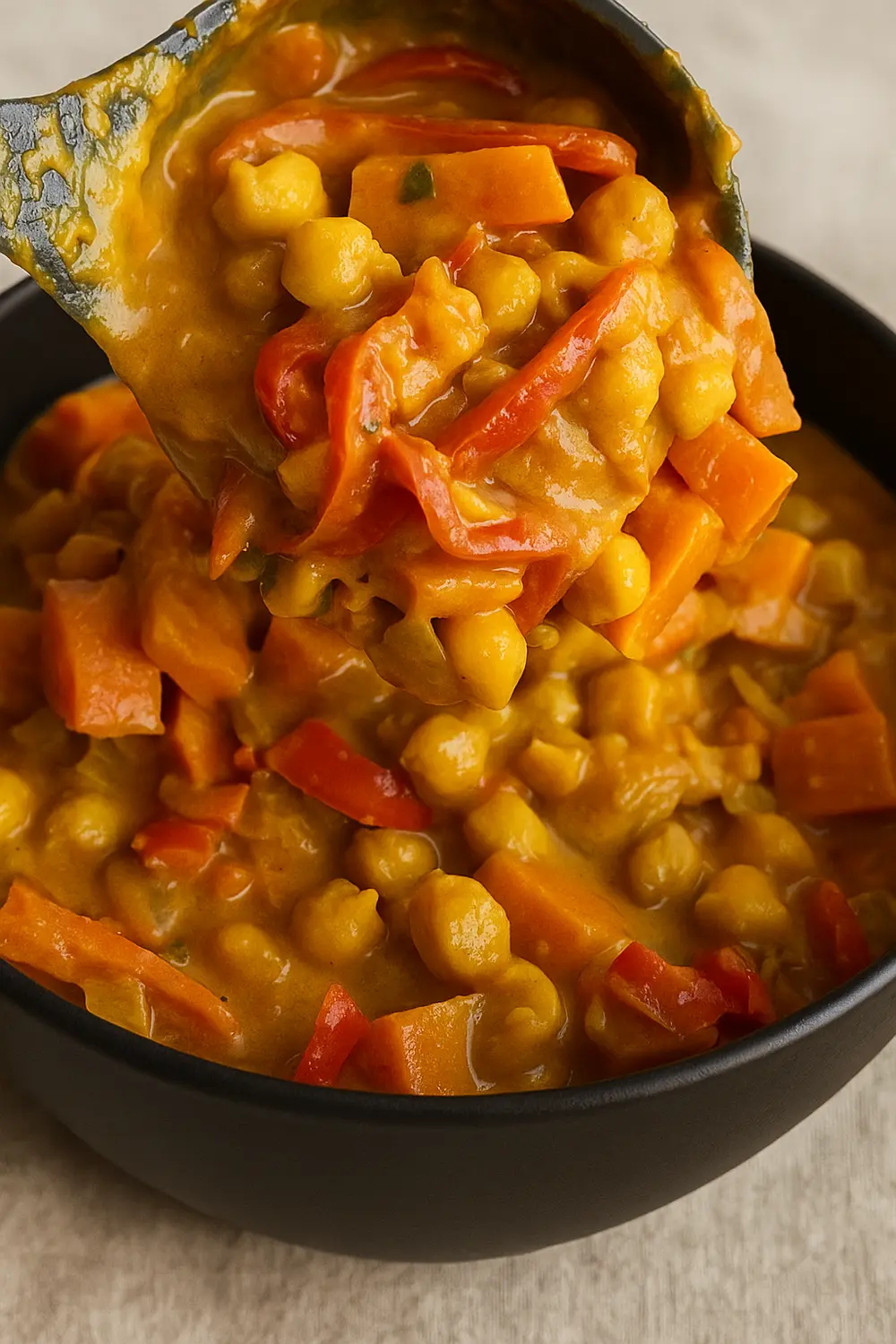 Quick and Easy Coconut Chickpea Curry Recipe (Chana Aloo)