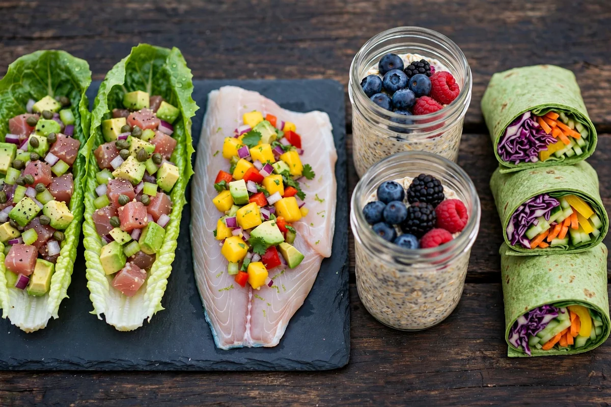 7-Day Healthy No Cook Meals on a Budget
