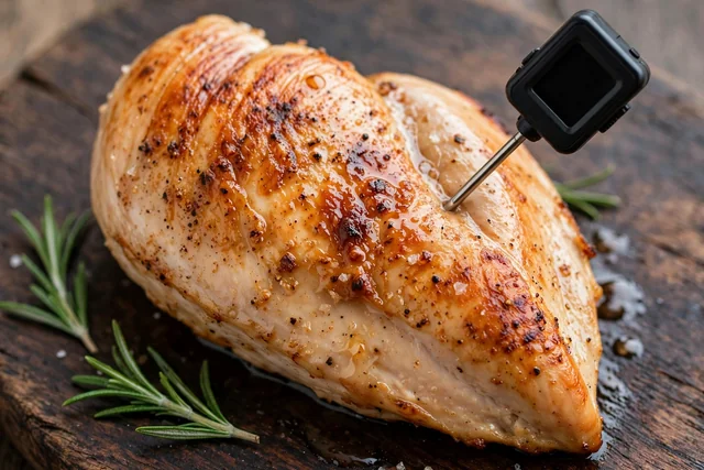 Bluetooth wireless meat thermometer with black probe